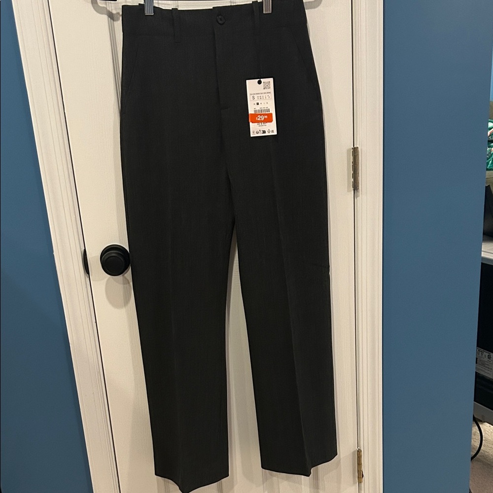 ZaraClassic gray striped Dress Pants